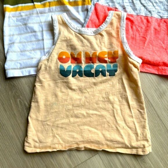 🌴 Beach Vibes Tank Top Bundle Summer Beach Surf Swim Size 18M - Picture 4 of 7